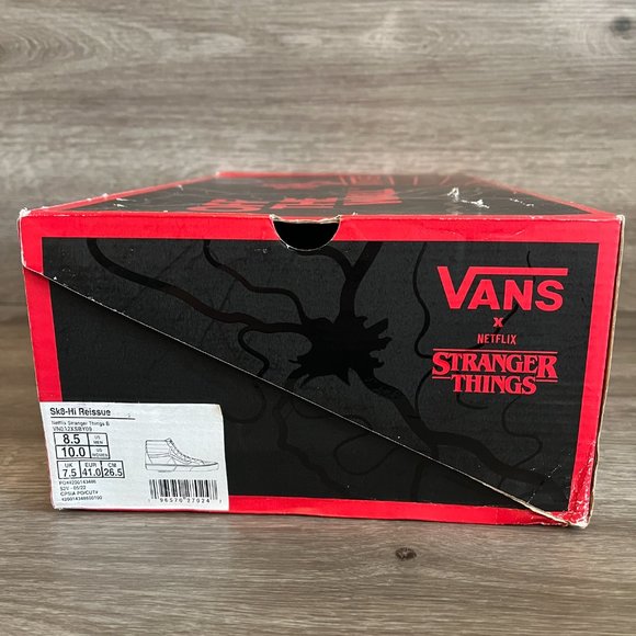 Vans Stranger Things Sk8-Hi Reissue Netflix Friends Don't Lie Men's NEW - Picture 10 of 15